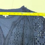 Crown & Ivy  Navy Eyelet Women’s Summer Dress size 12 Photo 5