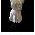 Ramy Brook  Cream Ruffled Midi Dress Photo 1