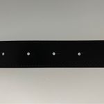 Burberry TB Reversible Leather Belt Black / Brown Gold Buckle Size M Unisex New Photo 8