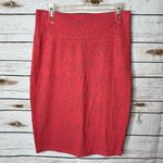 LuLaRoe 👑 Cassie Skirt Coral textured M NWT Photo 1