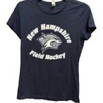 UNH University of New Hampshire Wildcats Field Hockey District Tee Shirt, Small Blue Photo 0