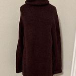 Sweaty Betty  Rich Brown Turtleneck Sweater Photo 0