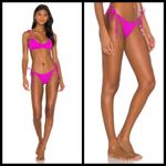l*space 💕L* Lily Ribbed Bikini Bottom Bright Fuchsia Photo 5