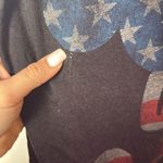 Disney Women’s American Flag Mickey Mouse Graphic Print Black Muscle Tank XL Photo 7