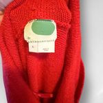 Anthropologie  Red Cowl Neck Sweater Dress nwt Photo 6