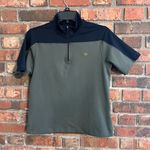 Ariat  womens short sleeve 1/4 zip performance colorblock pullover green/black S Photo 0