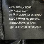 Bebe Wool Blend Belted Coat Snap Buttons Black White Metallic Silver Threads Sm Photo 14