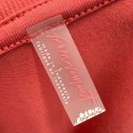 FP Movement Short Sleeve Oversized Top Shirt Coral Red V Photo 3