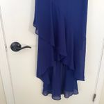 Lulus NWT $74  Caden Royal Blue Off-the-Shoulder Ruffled Maxi Dress‎ Size Small Photo 4