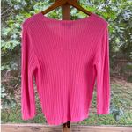 Ralph Lauren Lauren Women's Pink 100% Cotton Mini Cable Knit Sweater Size M Photo 1