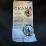 GRANA 100% Silk Black Blazer Size 6 Photo 4