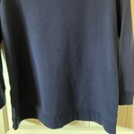 Soft Surroundings Tunic Top Pockets Long Sleeve Casual Comfy Navy PS Photo 6