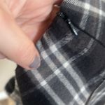 Free People  black and gray checkered short skirt Photo 6