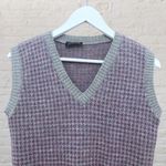 David Brett Vintage Wool Sweater Vest Purple Gray XS/S Size undefined Photo 5