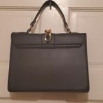 Badgley Mischka  Black Satchel with Gold Accents Photo 4
