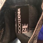 Color Block Denim Mini Skirt Blue Size 27 Photo 5