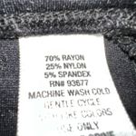 Project runway black pencil skirt with grommet and lace on bottom front side Size XS Photo 4