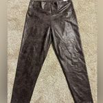 Aerie Offline By  Faux Leather Brown Metallic Leggings Size XL
NWT!!! Photo 0