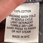 Minan NYC button up shirt blouse size medium floral rose daisy office workwear Blue Photo 8