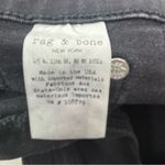 Rag and Bone 27 Super High Rise Skinny Jeans in Black Photo 7