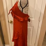 Essue NWT Rust  Dress L w/ crossover back & lining Photo 2