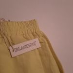 BLANK NYC  Shorts Women's Size Extra Small XS Yellow Linen Blend Casual Elastic Photo 3