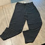 Coldwater Creek  women’s wide leg black and white striped pants Photo 0