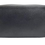 Anne Klein Black Structured Double Handle Dome Satchel Purse Bag Photo 3