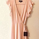 NWT lulus Blush Wrap Maxi Dress. Pink Photo 3