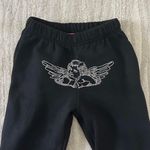Edikted Rhinestone Angel Sweatpants Photo 1