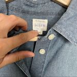 J.Crew  Denim Button Down Long Sleeve Shirt Top Size Small Photo 6
