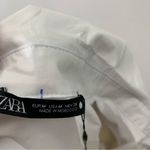 ZARA  CONTRASTING SHIRT DRESS - CAMEL/WHITE SZ M NWT Photo 11