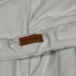 Wanakome  Cropped Hoodie Womens Large Blue Hooded Pullover Sweatshirt *FLAW* Photo 5