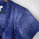 Dress Barn L Blue Hombre Cardigan Sweater Photo 5