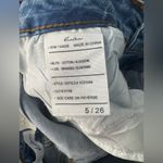 KanCan Jewel Embellished Distressed Cropped Jeans Blue Size 26 Photo 5