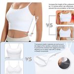 Ecoparty NWT--WHITE SPORTS BRA-SIZE 2X Quick drying, moisture wicking, 88% polyamide. 12% elastane, lightweight, anti wrinkle, anti roll up, anti shrinking, brand new in package  Measurements: Bust: armpit to armpit 19-22 inches  Length: shoulder seam to bottom 17 inches Photo 2