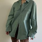 L.L.Bean Celery Green  Button Down Vintage Shirt Photo 0