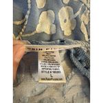 Robin Piccone women's Sadie Floral Sky Blue Bikini Bottom Large NEW $66 Photo 6