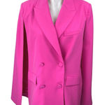 ZARA Women's Pink Long Sleeve Collar Double Breasted Blazer Coat Jacket Size XS Photo 0