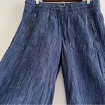Athleta  Cabo Linen Wide Leg Pant Size 12/T Photo 5