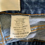 Gap Jeans Womens 6 Flare Stretch Medium Wash Stretch Cotton Lycra Spandex Photo 6