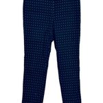 White House | Black Market  The Slim Ankle Pants Size 6 Black Polka Dot Photo 0