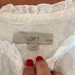 Loft  Blouse white large petite  Photo 3