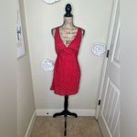 Princess Polly NTM:  Red Floral Nellie Sleeveless Mini Dress Sold Out Online Sz 6 Photo 1