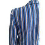 Akris Punto Blue Pinstriped Blazer Jacket Size US 8 Photo 6