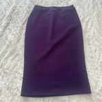 Shanna's Thread Size XS Purple Luxe Modest Pencil Skirt knee length stretch Photo 3