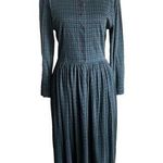 Talbots Vintage Prairie Look Country checked Midi Dress Photo 0
