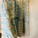 WARM Latitude Blue & White Short Sleeves Tie at Waist Flowy Maxi Dress Size M Size M Photo 12