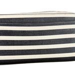 Kate Spade Lacey Fairmont Black White Stripe Wallet Photo 4