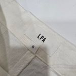 LPA  Button Up Midi Skirt in White Small Photo 8